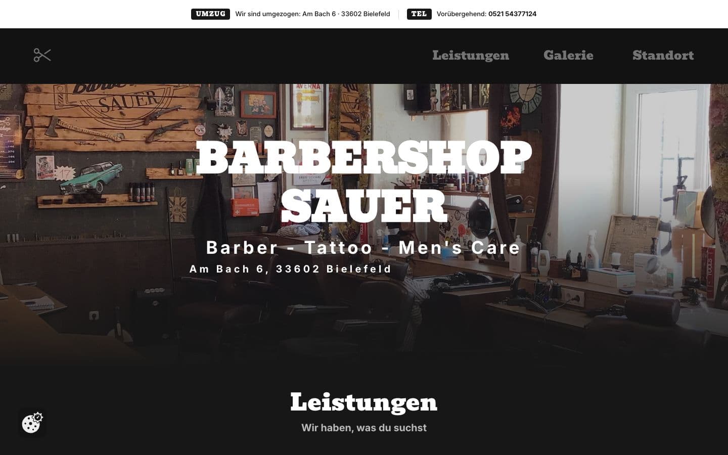 Startseite von Der Körperschmied / Barbershop Sauer