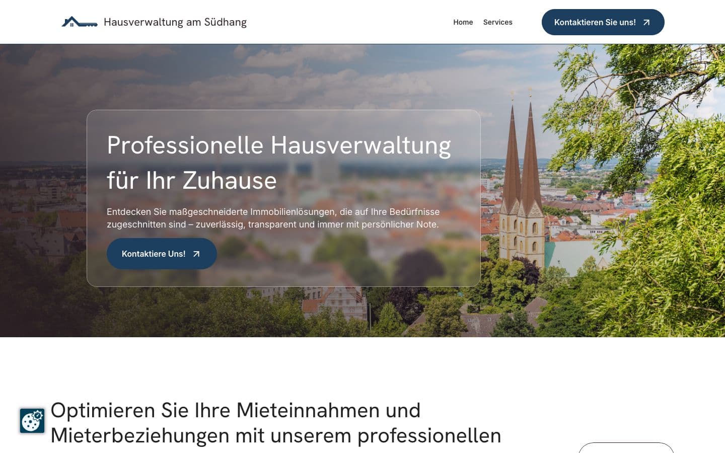 Startseite von Hausverwaltung am Südhang